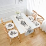 - RunnerYuvPofiSet339-Krem-Zeminli-Karakalem-Cicek-Demeti-Motifli-4-Yuvarlak-Pofidik-Sandalye-Minderi-ve-1-Runner-Seti - Realhomes Krem Zeminli Karakalem Çiçek Demeti Motifli 4 Yuvarlak Pofuduk Sandalye Minderi ve 1 Runner Seti Realhomes