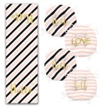 - RunnerYuvPofiSet351-Cizgili-Zeminde-Hello-Love-Ozel-Tasarimli-4-Yuvarlak-Pofidik-Sandalye-Minderi-ve-1-Runner-Seti-1 - Realhomes Çizgili Zeminde Hello & Love Özel Tasarımlı 4 Yuvarlak Pofuduk Sandalye Minderi ve 1 Runner Seti Realhomes