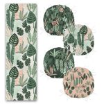 - RunnerYuvPofiSet416-Yesil-Tropik-Yaprak-Tasarimli-4-Yuvarlak-Pofidik-Sandalye-Minderi-ve-1-Runner-Seti-1 - Realhomes  Yesil Tropik Yaprak Tasarımlı 4 Yuvarlak Pofuduk Sandalye Minderi ve 1 Runner Seti Realhomes