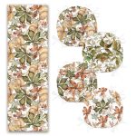 - RunnerYuvPofiSet419-Kurumus-Tropik-Yaprak-Cizimli-4-Yuvarlak-Pofidik-Sandalye-Minderi-ve-1-Runner-Seti-1 - Realhomes Kurumuş Tropik Yaprak Çizimli 4 Yuvarlak Pofuduk Sandalye Minderi ve 1 Runner Seti Realhomes