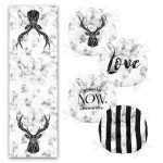 - RunnerYuvPofiSet438-Mermer-Zemin-Siyah-Ozel-Tasarimli-4-Yuvarlak-Pofidik-Sandalye-Minderi-ve-1-Runner-Seti-1 - Realhomes  Mermer Zemin Siyah Özel Tasarımlı 4 Yuvarlak Pofuduk Sandalye Minderi ve 1 Runner Seti Realhomes