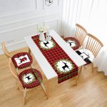 - RunnerYuvPofiSet451-Kirmizi-Ekose-Zeminli-Yilbasi-Temali-4-Yuvarlak-Pofidik-Sandalye-Minderi-ve-1-Runner-Seti - Realhomes Kırmızı Ekose Zeminli Yılbaşı Temalı 4 Yuvarlak Pofuduk Sandalye Minderi ve 1 Runner Seti Realhomes
