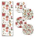 - RunnerYuvPofiSet454-Yilbasi-Temali-Soft-Kirmizi-Gul-Tasarimli-4-Yuvarlak-Pofidik-Sandalye-Minderi-ve-1-Runner-Seti-1 - Realhomes Yılbaşı Temalı Soft Kırmızı Gül Tasarımlı 4 Yuvarlak Pofuduk Sandalye Minderi ve 1 Runner Seti Realhomes