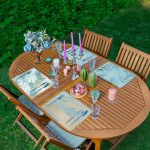 4'lü Dijital Baskılı Özel Tasarım Modern Amerikan Servis Seti Realhomes