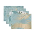 4'lü Dijital Baskılı Özel Tasarım Modern Amerikan Servis Seti Realhomes