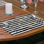 - Servis4lu-Set118-4lu-Siyah-Beyaz-Cizgili-Altin-Varakli-Yaprak-Tasarimli-Amerikan-Servis-Seti-1 - Realhomes 4'lü Siyah Beyaz Çizgili Altın Varaklı Yaprak Tasarımlı Amerikan Servis Seti Realhomes