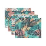 - Servis4lu-Set142-4lu-Renkli-Yaprak-Tasarimli-Amerikan-Servis-Seti-2 - Realhomes 4'lü Renkli Yaprak Tasarımlı Amerikan Servis Seti Realhomes