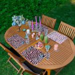 - Servis4lu-Set150-4lu-Pembe-Siyah-Zebra-Desen-Motifli-Amerikan-Servis-Seti - Realhomes 4'lü Pembe & Siyah Zebra Desen Motifli Amerikan Servis Seti Realhomes