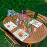 - Servis4lu-Set151-4lu-Beyaz-Zemin-Turuncu-Soyut-Tasarimli-Amerikan-Servis-Seti - Realhomes 4'lü Beyaz Zemin Turuncu Soyut Tasarımlı Amerikan Servis Seti Realhomes