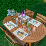 - Servis4lu-Set154-4lu-Soyut-Cizimli-Renkli-Bohem-Tasarimli-Amerikan-Servis-Seti - Realhomes  4'lü Soyut Çizimli Renkli Bohem Tasarımlı Amerikan Servis Seti Realhomes