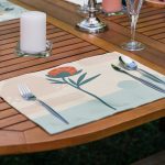 4'lü Özel Tasarım Dijital Baskılı  Amerikan Servis Seti Realhomes