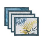 - Servis4lu-Set165-4lu-Renkli-Egzotik-Yaprak-Tasarimli-Amerikan-Servis-Seti-2 - Realhomes 4'lü Renkli Egzotik Yaprak Tasarımlı Amerikan Servis Seti Realhomes