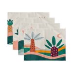 - Servis4lu-Set169-4lu-Renkli-Zeminli-Onedraw-Cizimli-Agac-Desenli-Amerikan-Servis-Seti-2 - Realhomes 4'lü Renkli Zeminli Onedraw Çizimli Ağaç Desenli Amerikan Servis Seti Realhomes