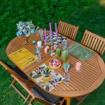 - Servis4lu-Set170-4lu-Renkli-Zemin-Uzerinde-Yaprak-Desenli-Modern-Amerikan-Servis-Seti - Realhomes 4'lü Renkli Zemin Üzerinde Yaprak Desenli Modern Amerikan Servis Seti Realhomes