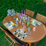 - Servis4lu-Set182-4lu-Beyaz-Zemin-Uzerinde-Geometrik-Desenli-Modern-Amerikan-Servis-Seti - Realhomes 4'lü Beyaz Zemin Üzerinde Geometrik Desenli Modern Amerikan Servis Seti Realhomes