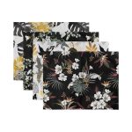 - Servis4lu-Set185-4lu-Siyah-Zeminli-Gold-Detayli-Yaprak-Desenli-Modern-Amerikan-Servis-Seti-2 - Realhomes 4'lü Siyah Zeminli Gold Detaylı Yaprak Desenli Modern Amerikan Servis Seti Realhomes