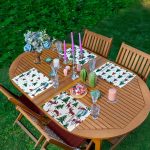 - Servis4lu-Set204-4lu-Ekose-Tasarimli-Geyik-Cam-Agaci-Motifli-Amerikan-Servis-Seti - Realhomes 4'lü Ekose Tasarımlı Geyik & Çam Ağacı Motifli Amerikan Servis Seti Realhomes