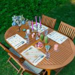 - Servis4lu-Set21-4lu-Renkli-Cizgiler-Uzerinde-Gold-Detayli-Amerikan-Servis-Seti - Realhomes 4'lü Renkli Çizgiler Üzerinde Gold Detaylı Amerikan Servis Seti Realhomes