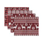 - Servis4lu-Set211-4lu-Ekoze-Zeminli-Geyik-Figurlu-Amerikan-Servis-Seti-2 - Realhomes 4'lü Ekoze Zeminli Geyik Figürlü Amerikan Servis Seti Realhomes