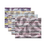 - Servis4lu-Set212-4lu-Renkli-Cizgi-Zeminli-Yaprak-Tasarimli-Amerikan-Servis-Seti-2 - Realhomes 4'lü Renkli Çizgi Zeminli Yaprak Tasarımlı Amerikan Servis Seti Realhomes