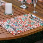 4'lü Renkli Çini Desenli Modern Amerikan Servis Seti Realhomes