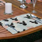 4'lü Kaktüs & Yaprak Motifli Amerikan Servis Seti Realhomes