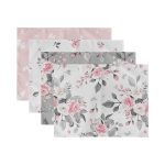 4'lü Gül Motifli Konsept Modern Amerikan Servis Seti Realhomes