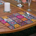 - Servis4lu-Set26-4lu-Kareli-Etnik-Mandala-Desenli-Amerikan-Servis-Seti-1 - Realhomes 4'lü Kareli Etnik Mandala Desenli Amerikan Servis Seti Realhomes