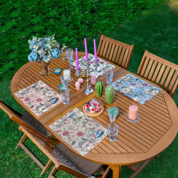 - Servis4lu-Set264-4lu-Pastel-Zemin-Kurumus-Cicek-Cizimli-Amerikan-Servis-Seti - Realhomes  4'lü Soyut Desenli Özel Tasarımlı Modern Amerikan Servis Seti Realhomes