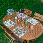 - Servis4lu-Set267-4lu-Beyaz-Zemin-Etnik-Kara-Kalem-Cizimli-Amerikan-Servis-Seti - Realhomes 4'lü Beyaz Zemin Etnik Kara Kalem Çizimli Amerikan Servis Seti Realhomes