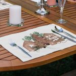 4'lü Özel Tasarım Mum Dekoratif Süs Tasarımlı Amerikan Servis Seti Realhomes