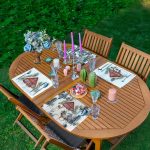 4'lü Bağ Evi Özel Tasarım Kış Temalı Amerikan Servis Seti Realhomes