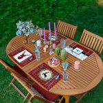 - Servis4lu-Set304-4lu-Kirmizi-Ekose-Mery-Christmas-Ozel-Tasarimli-Amerikan-Servis-Seti - Realhomes 4'lü Kırmızı Ekose Mery Christmas Özel Tasarımlı Amerikan Servis Seti Realhomes