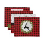 - Servis4lu-Set304-4lu-Kirmizi-Ekose-Mery-Christmas-Ozel-Tasarimli-Amerikan-Servis-Seti-2 - Realhomes 4'lü Kırmızı Ekose Mery Christmas Özel Tasarımlı Amerikan Servis Seti Realhomes