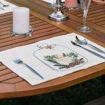 4'lü Özel Tasarım Mum Temalı Amerikan Servis Seti Realhomes