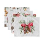 - Servis4lu-Set320-4lu-Gul-Kozalak-Ozel-Tasarimli-Amerikan-Servis-Seti-2 - Realhomes 4'lü Gül & Kozalak Özel Tasarımlı Amerikan Servis Seti Realhomes