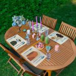 4'lü Etnik Özel Tasarım Amerikan Servis Seti Realhomes