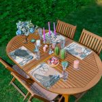 - Servis4lu-Set62-4lu-Onedraw-Gul-Cizimli-Amerikan-Servis-Seti - Realhomes 4'lü Onedraw Gül Çizimli Amerikan Servis Seti Realhomes