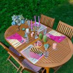 - Servis4lu-Set71-4lu-Renkli-Cizgi-Tasarimli-Amerikan-Servis-Seti - Realhomes 4'lü Renkli Çizgi Tasarımlı Amerikan Servis Seti Realhomes