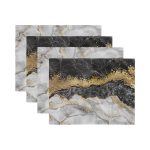 - Servis4lu-Set74-4lu-Siyah-Gri-Mermer-Tasarimli-Amerikan-Servis-Seti-2 - Realhomes  4'lü Siyah & Gri Mermer Tasarımlı Amerikan Servis Seti Realhomes