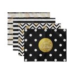 - Servis4lu-Set76-4lu-Siyah-Beyaz-Gold-Detayli-Amerikan-Servis-Seti-2 - Realhomes 4'lü Siyah Beyaz Gold Detaylı Amerikan Servis Seti Realhomes