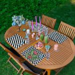 - Servis4lu-Set79-4lu-Siyah-Beyaz-Zigzag-Tasarimli-Amerikan-Servis-Seti - Realhomes 4'lü Siyah Beyaz Zigzag Tasarımlı Amerikan Servis Seti Realhomes