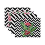 - Servis4lu-Set79-4lu-Siyah-Beyaz-Zigzag-Tasarimli-Amerikan-Servis-Seti-2 - Realhomes 4'lü Siyah Beyaz Zigzag Tasarımlı Amerikan Servis Seti Realhomes