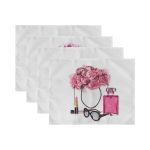 4'lü Parfüm Tasarımlı Amerikan Servis Seti Realhomes