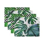 - Servis4lu-Set91-4lu-Yesil-Yaprak-Tasarimli-Amerikan-Servis-Seti-2 - Realhomes  4'lü Yeşil Yaprak Tasarımlı Amerikan Servis Seti Realhomes