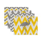 - Servis4lu-Set93-4lu-Sari-Gri-Zigzag-Flamingo-Tasarimli-Amerikan-Servis-Seti-2 - Realhomes 4'lü Sarı & Gri Zigzag Flamingo Tasarımlı Amerikan Servis Seti Realhomes