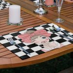 4'lü Dama Zemin & Öpücük Atan Kız Tasarımlı Amerikan Servis Seti Realhomes