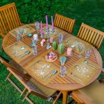 - Servis6li-Set105-Gorsel1 - Realhomes 6'lı Kahverengi Zeminli Etnik Figürlü Amerikan Servis Seti Realhomes