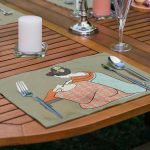 - Servis6li-Set106-Gorsel2 - Realhomes 6'lı Yosun Yeşili Zeminli Etnik Figürlü Amerikan Servis Seti Realhomes