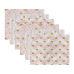 - Servis6li-Set11-Gorsel3 - Realhomes 6'lı Pembe Çizgili Gold Detaylı Aşk Temalı Amerikan Servis Seti Realhomes